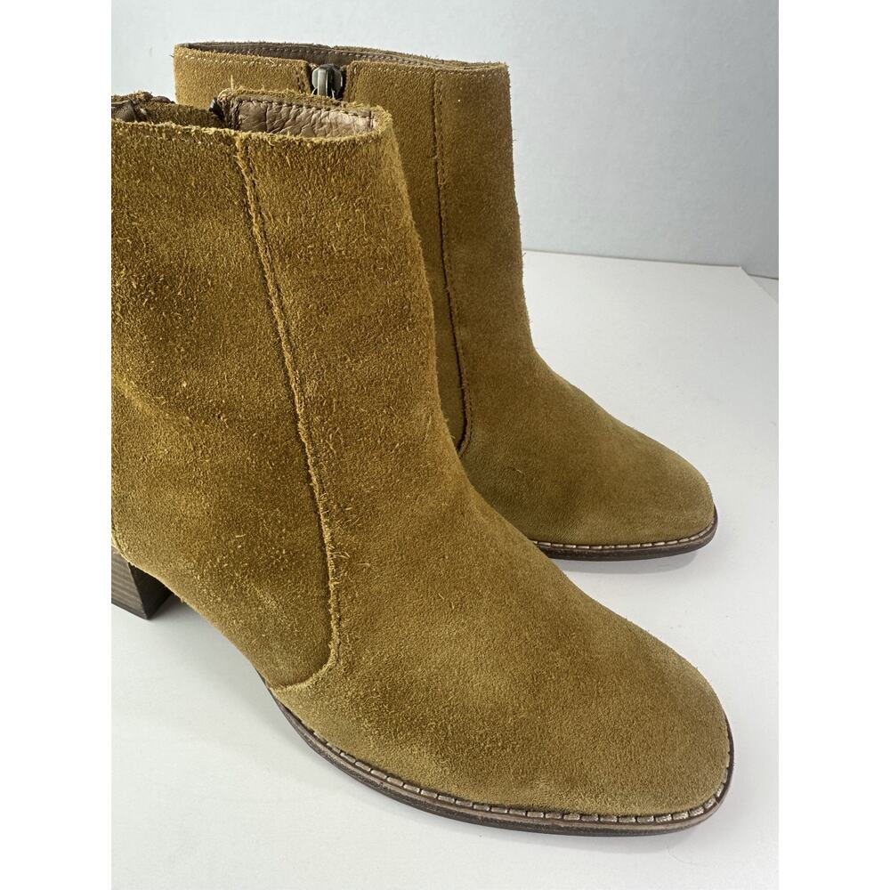 Madewell Bryce Suede Women's Heeled Ankle Boots Size 9 M4674 Chestnut Brown - Picture 8 of 16
